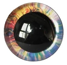 Regenboog Fantasie Ogen 25mm