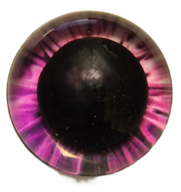 14mm Donker Roze Fantasie Ogen