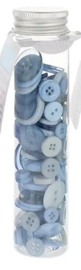 Trimits Knopen pastel Blauw