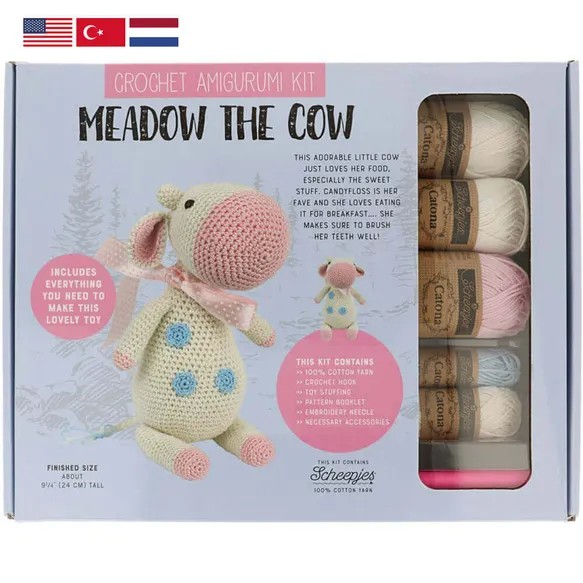 Tuva Haakpakket amigurumi Meadow the Cow