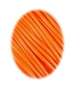Wax koord 1mm  Donker Oranje