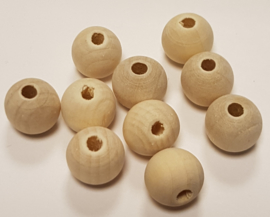 12mm Blank Houten Kralen 20 Stuks