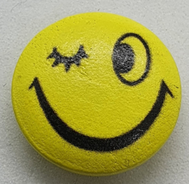 Knoop Geel met Emoji Smile