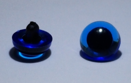 Doorzichtig Blauwe Ogen Knoopjes 12mm