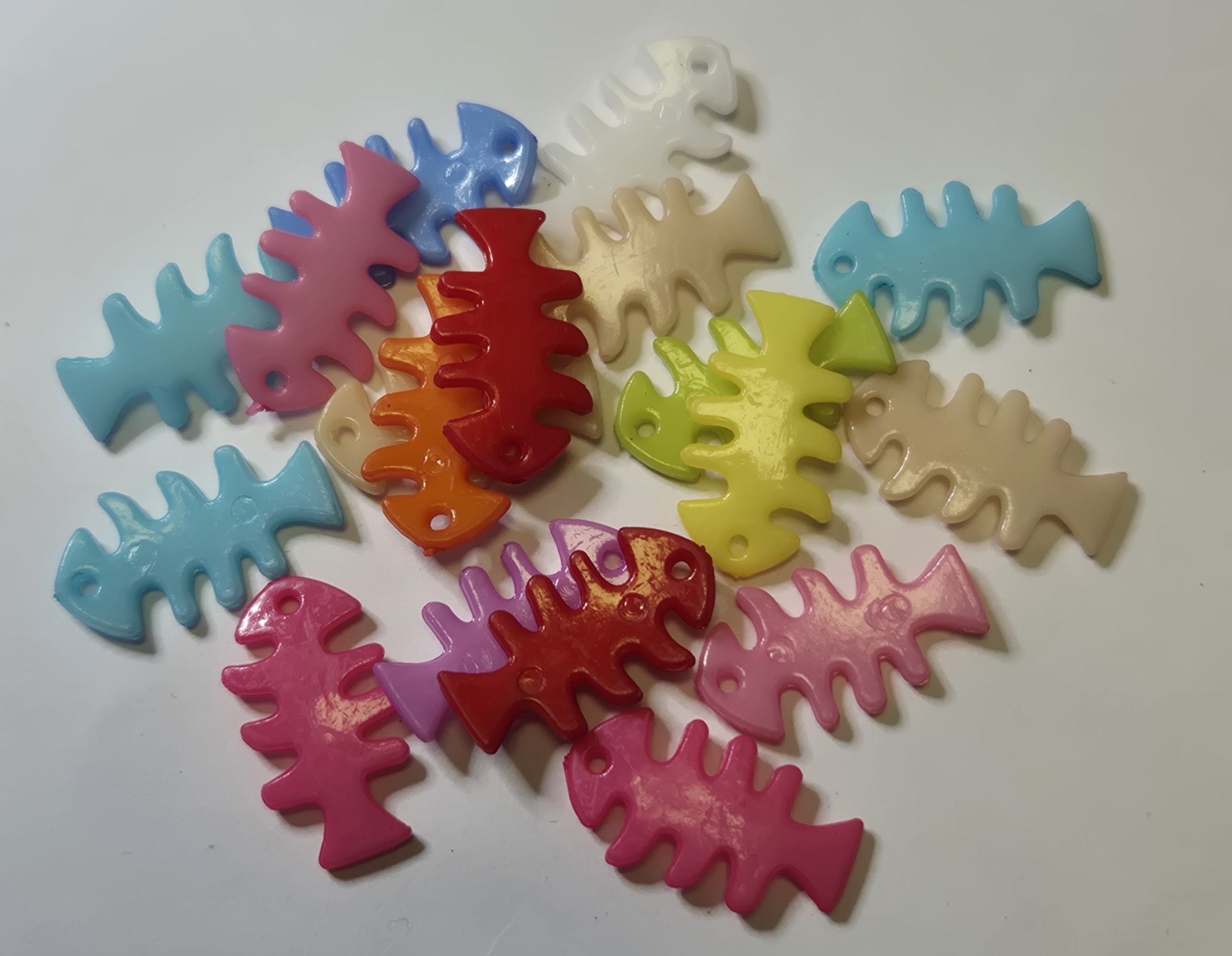Visgraten Bedeltjes (18 stuks)