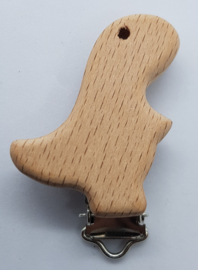 Houten Figuur Speenclip Dino II