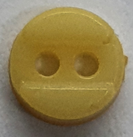 Kleine Ronde Knopen Geel 5mm (8 stuks)