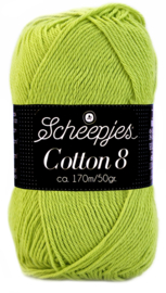 Scheepjes Cotton 8 nr 642 Appel Groen