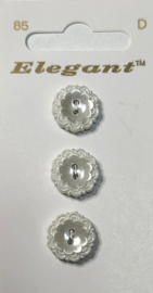 Knopen Elegant nr. 85 D Wit