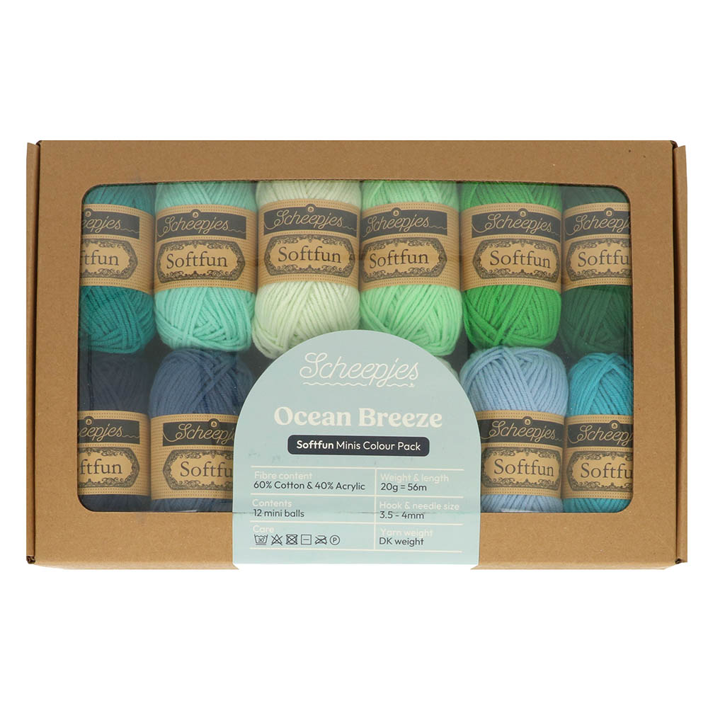 Scheepjes Softfun colour pack Ocean Breeze