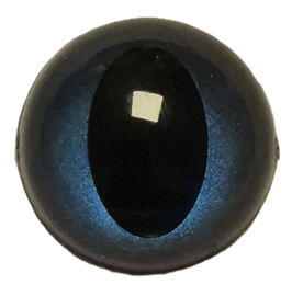 16,5mm Donker Blauwe Kattenogen