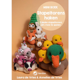 Annelies & Laura de Vries  -  Mini Boek Stapeltorens Haken