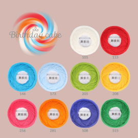 Scheepjes Candy Floss colour pack - Birthday Cake