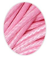 Wax koord 1mm  Roze