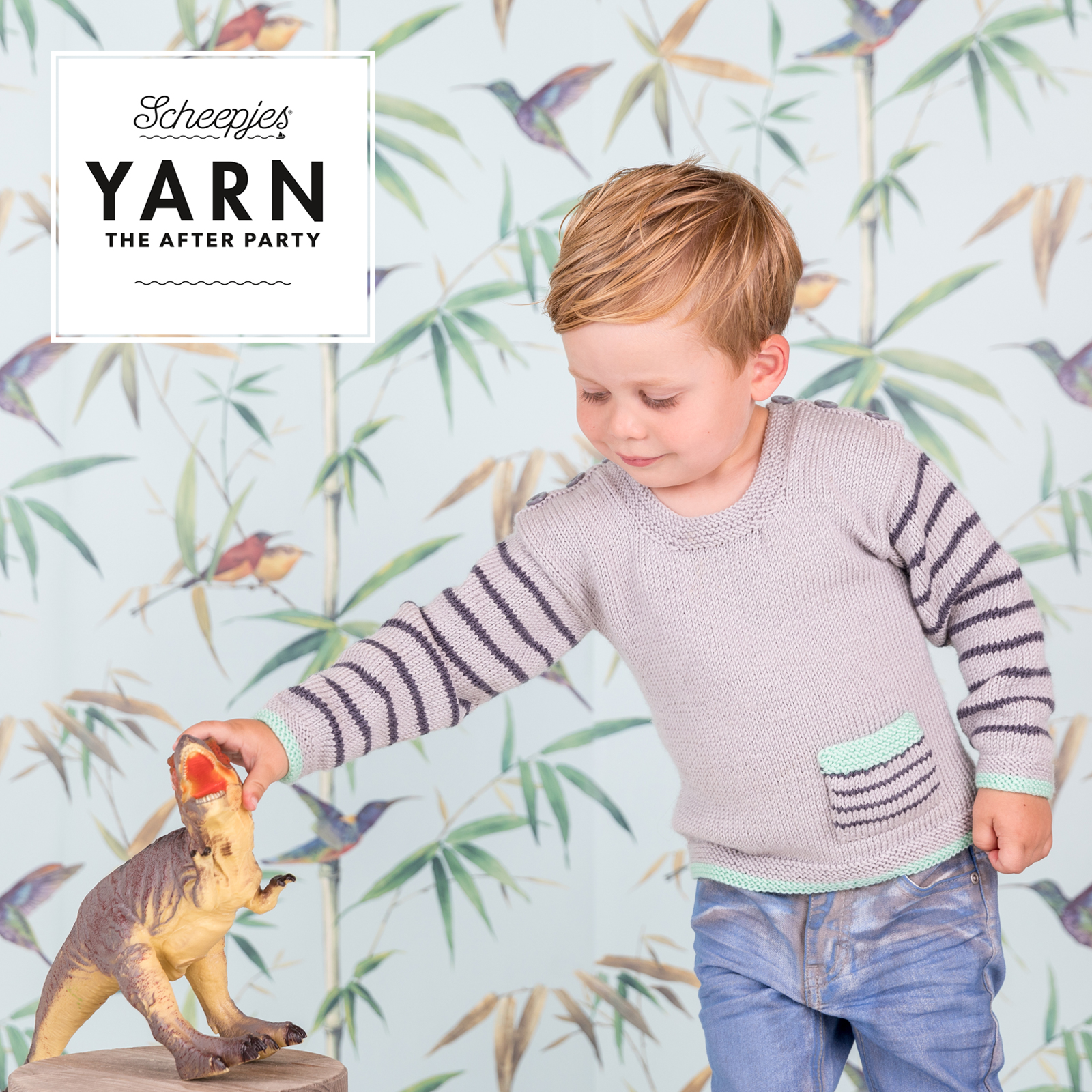 YARN The After Party nr. 022 Dino Hunter Sweater NL