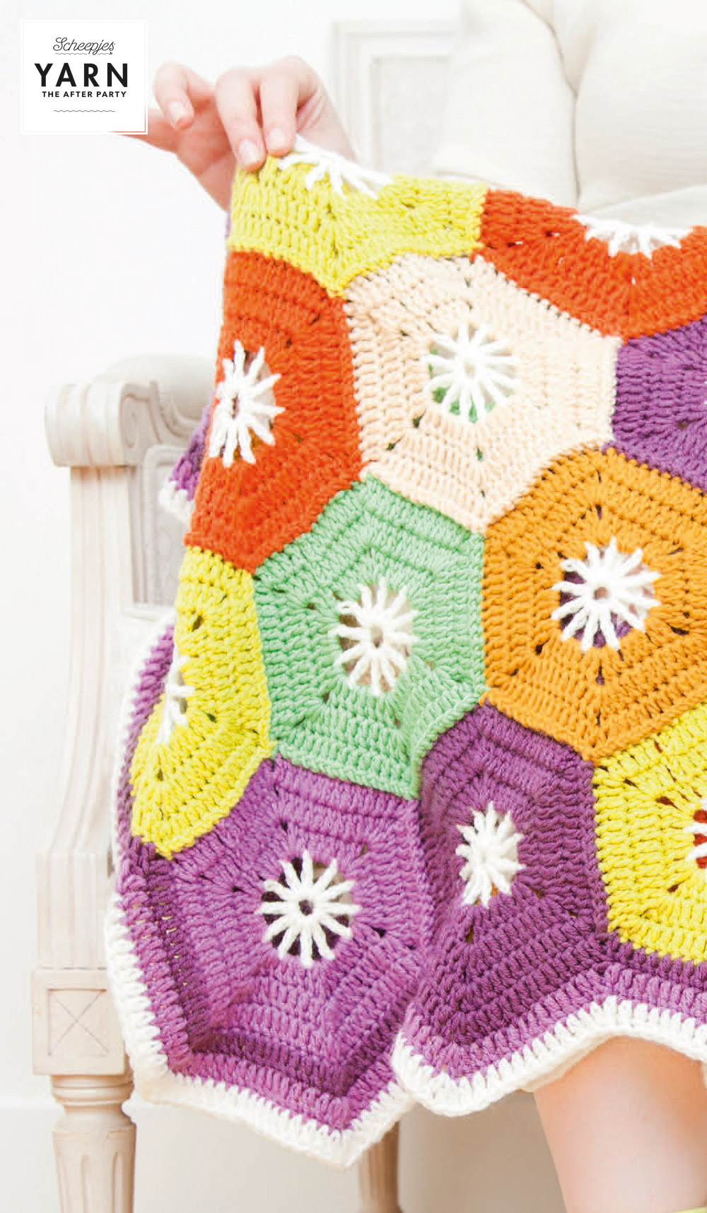 YARN The After Party nr. 014 Hexagon Blanket