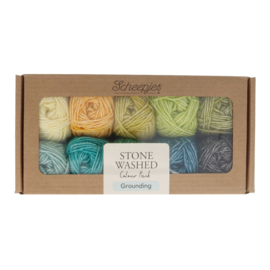 Scheepjes Stone Washed colour pack Grounding