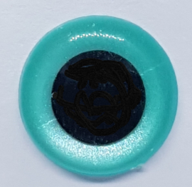 Veiligheidsogen Parel Blauw Groen 10mm