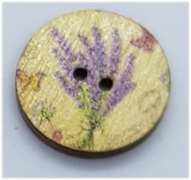 Retro Knopen met Bloem motief 20mm
