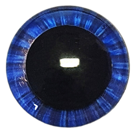 Donker Blauwe Gestreepte Fantasie Ogen 12mm