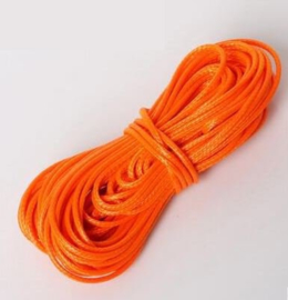 Wax koord 1mm Oranje