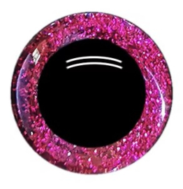 25mm Roze Rode Glitter Ogen