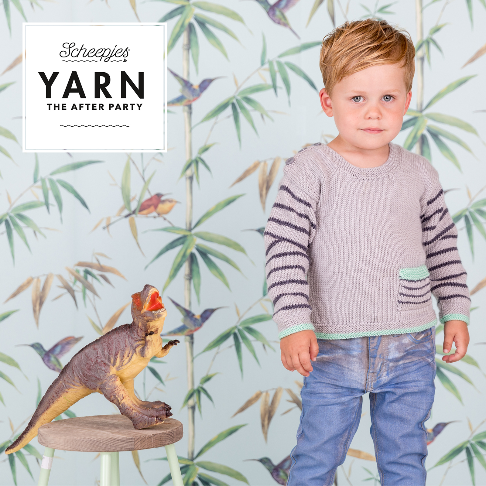 YARN The After Party nr. 022 Dino Hunter Sweater NL