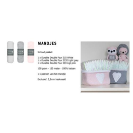 Little Woodland Adventures Haakpakket Mandjes roze