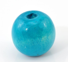 Ronde Aqua Blauwe Kraal 20 mm