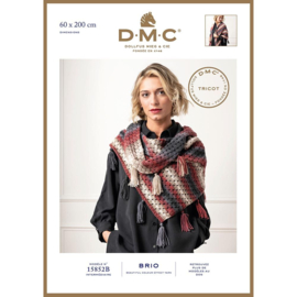 DMC Brio breipatroon omslagdoek NL-EN-DE