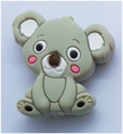 Gekleurde Siliconen Koala Kralen 2,8 cm