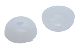 Schele Cartoon Glitter Ogen Bruin 18mm