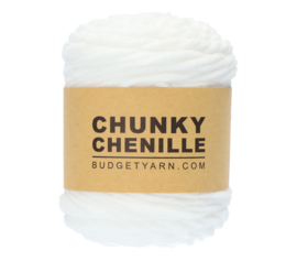 CHUNKY CHENILLE 001 WHITE