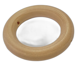 Houten Ring 45 mm met rijggat