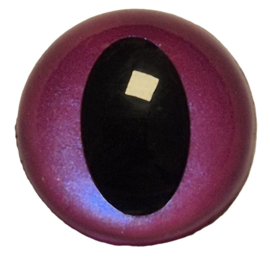 16,5mm Paarse Kattenogen