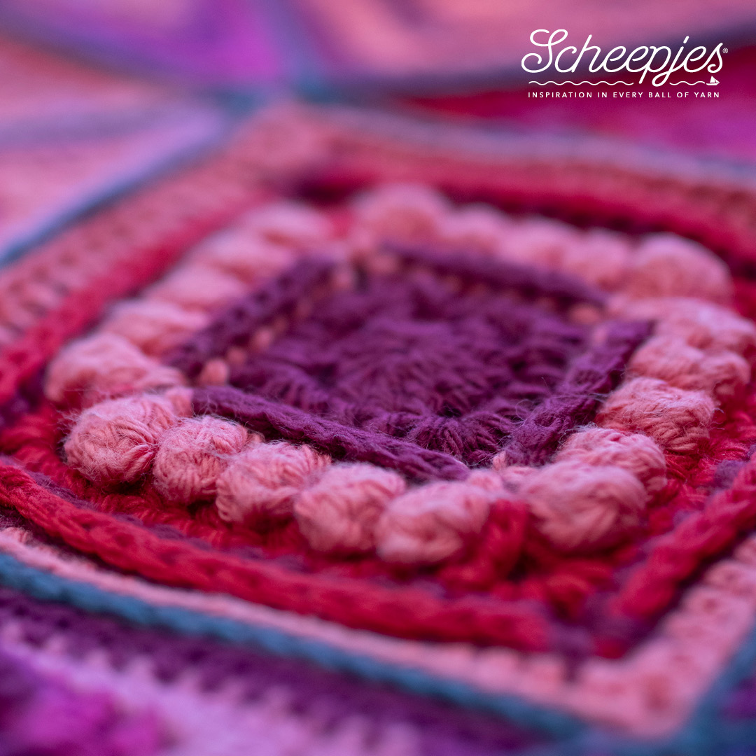 Scheepjes CAL Festival of Lights blanket -Organicon kit