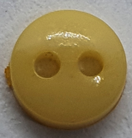 Kleine Ronde Knopen Geel 6mm (5 stuks)