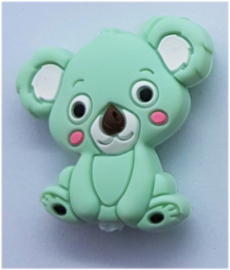 Gekleurde Siliconen Koala Kralen 2,8 cm
