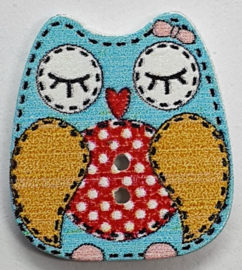 Uilen Knoop  Blauw
