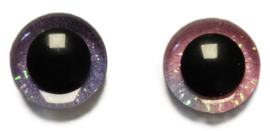 Paars Roze Glitter Ogen 14mm II