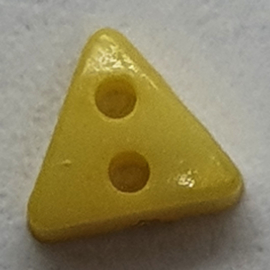 Kleine Driehoek Knopen Geel (5 stuks)