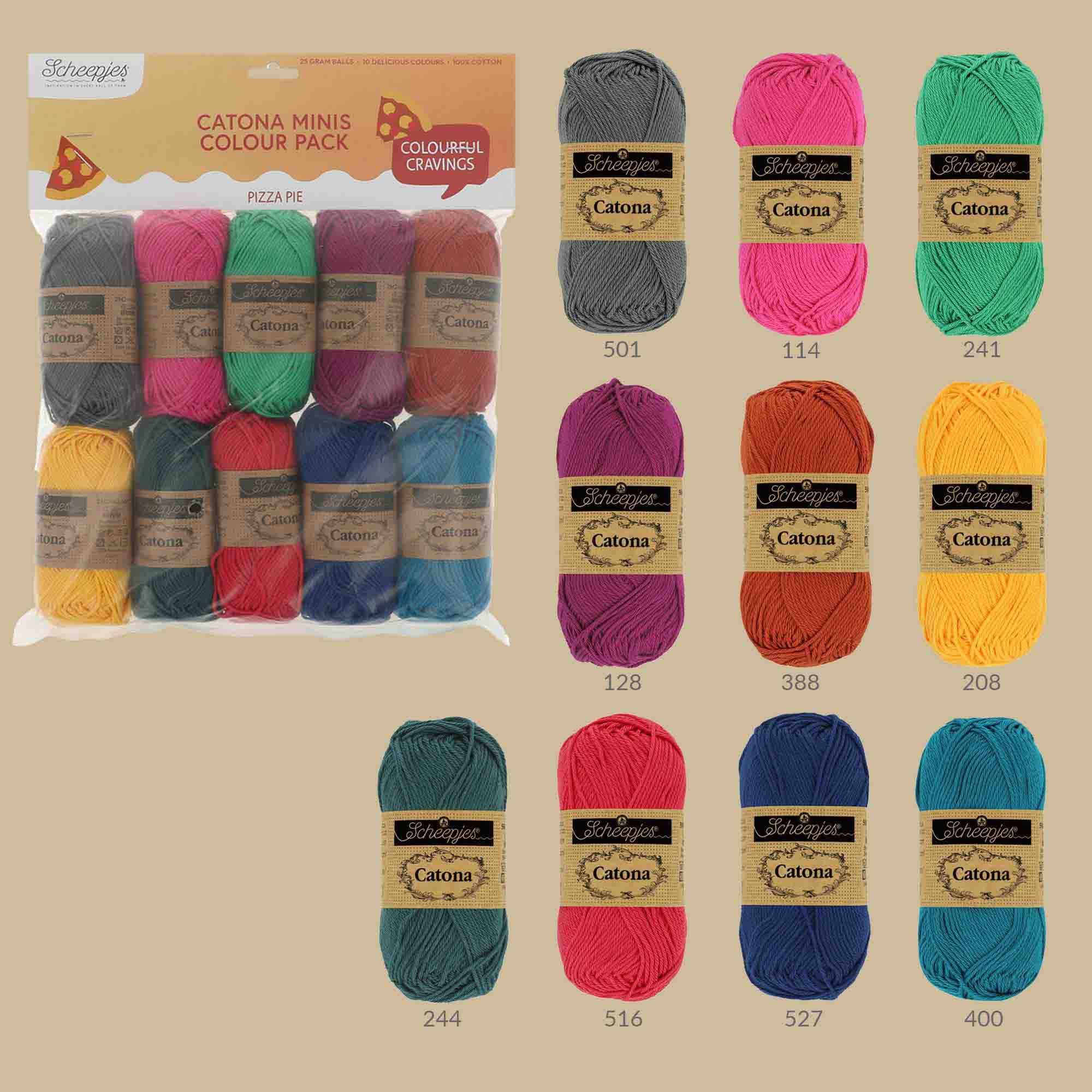 Catona colour pack - Pizza Pie