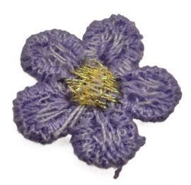Bloemetjes Lila 15mm (5 stuks)