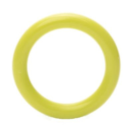 Plastic ringetjes - 40 mm - Geel Groen