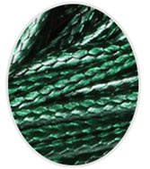 Wax koord 1mm  Donker Groen