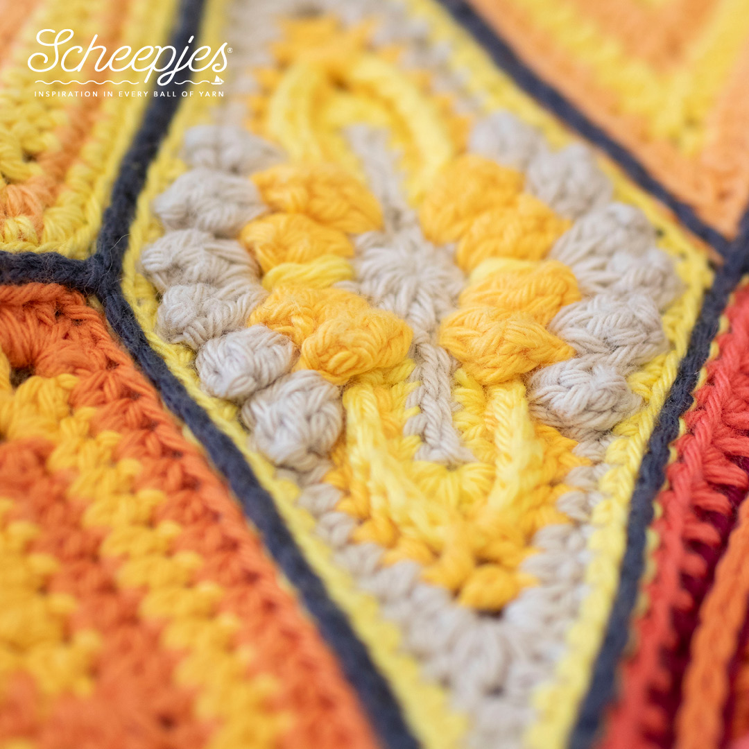 Scheepjes CAL Festival of Lights blanket -Organicon kit