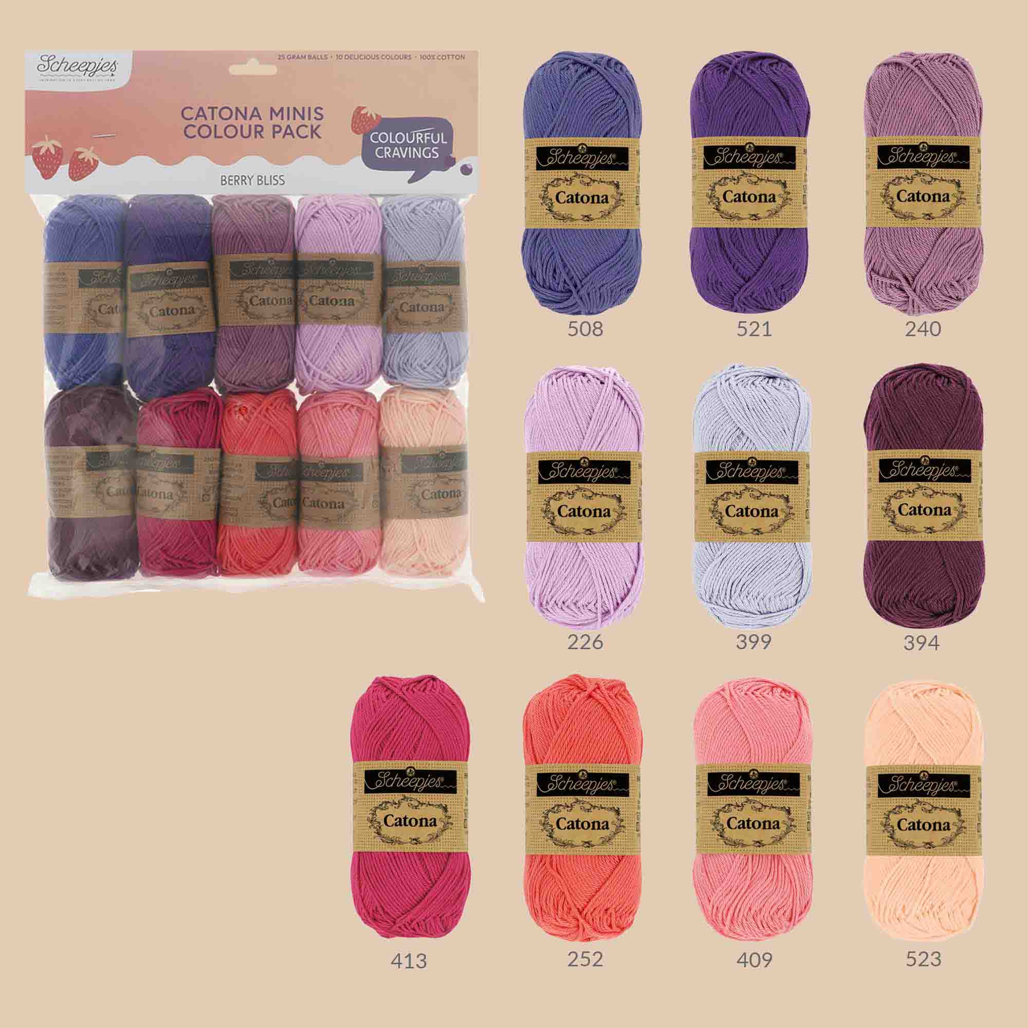 Catona colour pack - Berry Bliss