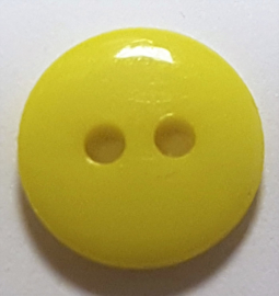 Gele Ronde Kunststof Knoopjes 12mm (10 stuks)