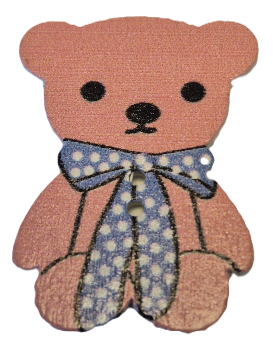 Beren Knopen Roze