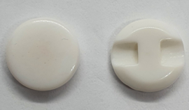 Gladde Knopen Wit 12 mm (7 stuks)